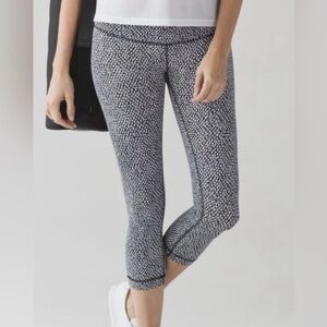 Lululemon Wunder Under Crop
Leggings Scatter Star Arctic Grey